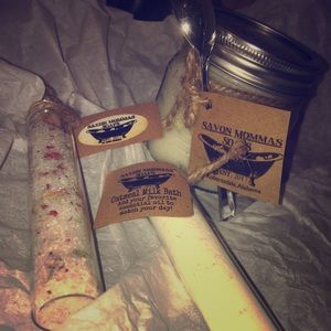 Savon Mommas luxury bath items Sugar Scrub BUNDLE
